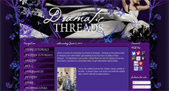 Desktop Screenshot of dramaticthreads.com